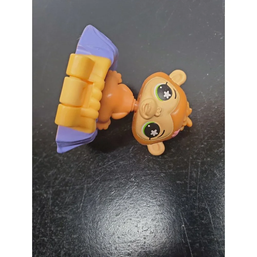 Brown Monkey Littlest Pet Shop‎ with attached base